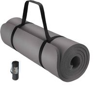 Colchoneta Yoga Mat Extra Gruesa 20 Mm Premiun Pilates Gym GREY