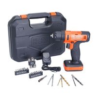 Taladro Percutor Inalámbrico 12V Max* 3/8"" 10mm Black & Decker