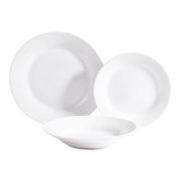 Set Vajilla Blanca 12 Piezas Orange