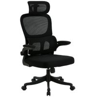 Silla Ergonomica de Oficina Gerencial Komsum Turin Negro