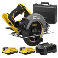Sierra circular inalambrico 7 1/4"" 20V BRUSHLESS 2 Baterias STANLEY