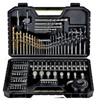 PUNTAS Y BROCAS PARA TALADRO, SET 100 UNIDADES STANLEY