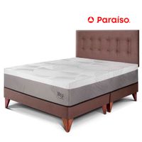 Dormitorio Europeo Balanzze Queen Choco Bipanel
