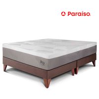 Cama Europea Balanzzee King Choco Bipanel