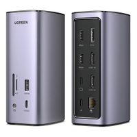Docking Station Pro Usb Tipo C Ugreen 12 En 1 2 Hdmi Dp 8k
