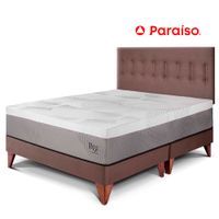 Dormitorio Europeo Balanzze King Choco Bipanel