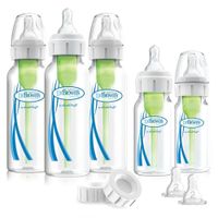 Set para Recién Nacido Options+ Boca Estrecha (Biberones : 2 de 4oz, 3 de 8oz, 2 tetinas N2, 2 tapas