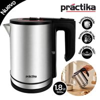 Hervidor Eléctrico Práctika 1.8LT Inox 18 Plus
