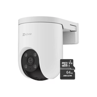 Cámara De Seguridad Wifi Ezviz H8C PRO 2K 3mp Lente 360 + Micro SD 64gb para exterior