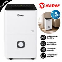 Deshumedecedor Miray DM-125 1.5 L 15 a 20 m2