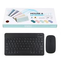 TECLADO INALÁMBRICO BLUETOOTH CON MOUSE  - MULTICOLOR