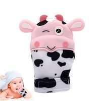 Guante Mordedor Para Bebe Baby Froggie Vaquita Rosado