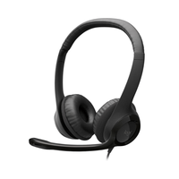 Audífonos con micrófono Logitech H390 USB-A con Cancelación de Ruido - Negro