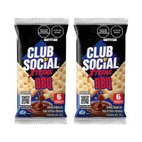 Pack Galletas CLUB SOCIAL Sabor a Barbacoa Paquete 6un x 2un