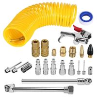 kit de accesorios neumáticos, 20 piezas para compresor de aire