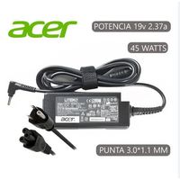 Cargador Acer Aspire (Punta Fina) 19v 2.37a 45w