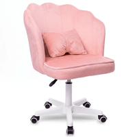 Silla Giratoria de Escritorio Oficina Q1 Rosada Buckingham