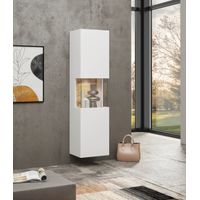 Vitrina Alta Flotante Victoria color Blanco TU MESITA