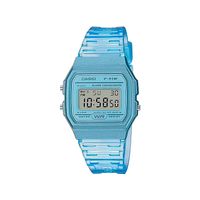 Reloj Casio F91WS-2 Transparente Tono Azul Dama
