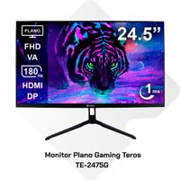Monitor Gamer Teros TE-2475G 24.5"" Full HD VA 180 Hz 1 ms