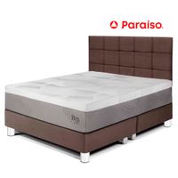 Dormitorio Royal Balanzze Queen Cabecera Blocks Chocolate