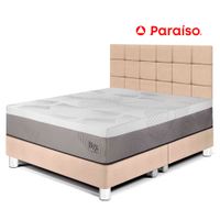 Dormitorio Royal Balanzze King 198 Cabecera Blocks Champagne