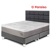 Dormitorio Royal Balanzze Queen Cabecera Blocks Gris
