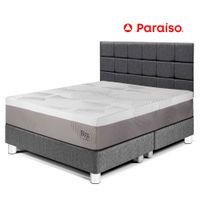 Dormitorio Royal Balanzze King 198 Cabecera Blocks Gris