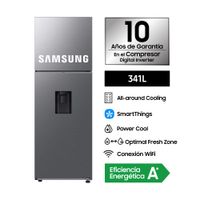 Refrigeradora Samsung Top Mount Freezer 341L RT35DG5720S9PE Silver