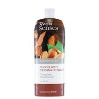 SHAMPOO CHOCOLATE Y CASTAÑA AVON SENSES 750ml