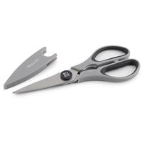 Tijera de Cocina Mango Gris con Funda Imantada Facusa