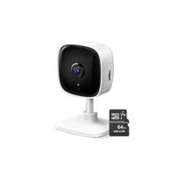 Cámara de seguridad wifi 2K para interiores Tapo-C110 + SD 64 GB - Tp-Link