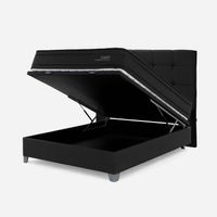 Dormitorio Boxet Tempo Plus Issey Grafito Queen