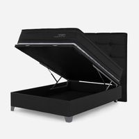 Dormitorio Boxet Tempo Plus Issey Grafito 2 Plazas