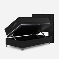 Dormitorio Boxet Tempo Plus Grafito Issey Grafito 1.5 Plazas