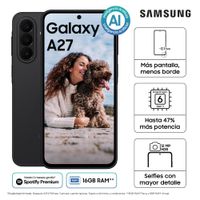 Celular Samsung Galaxy A27 8GB RAM 256GB Negro