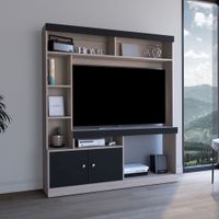 Estante TV 65"" 2 Puertas Dante Bardolino Y Wengue