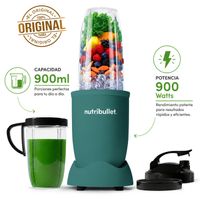 Licuadora Portátil Nutribullet PRO 900 para Smoothies y Batidos Verde