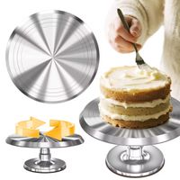 Base Giratoria para Tortas de Aluminio