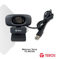 Webcam Teros TE-9073N 4K UHD 30 FPS con Micrófono USB 2.0