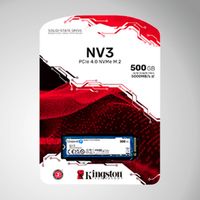Unidad en estado solido Kingston NV3 PCIe 4.0 NVMe M.2 SSD - 500GB