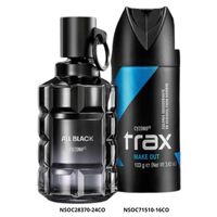 Set CyZone Perfume All Black con Trax Make Out Desodorante