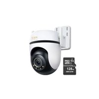 Cámara de seguridad Tapo C530WS resolución 3K 5MP + Micro SD 128GB para exteriores - Blanco