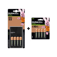 Kit Pilas Recargables 2500 mAh +Cargador + 4 pilas recargables AA