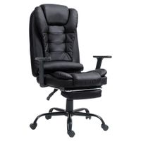 Sillas Ergonomica de Oficina Gerencial con Base de Acero Roma Komsum Negro