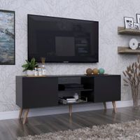 Mesa de TV Roca Sales 65"" 2 Puertas Movenda Negro