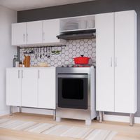 Mueble de Cocina Valeria 230cm Movenda Blanco
