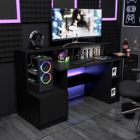 Escritorio Gamer NR 13 150cm Movenda Negro Full