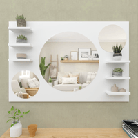 Espejo Decorativo 120x80cm con Repisas Kore Movenda