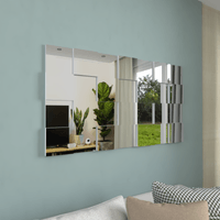 Espejo Decorativo 3D 137x78cm Leda Movenda